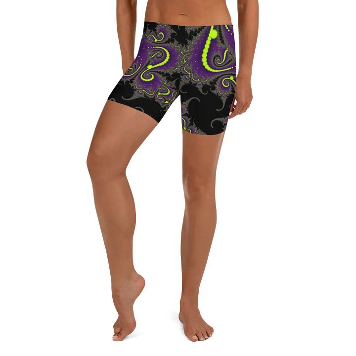 Fractal Bike Shorts - Acid Nights product image (1)