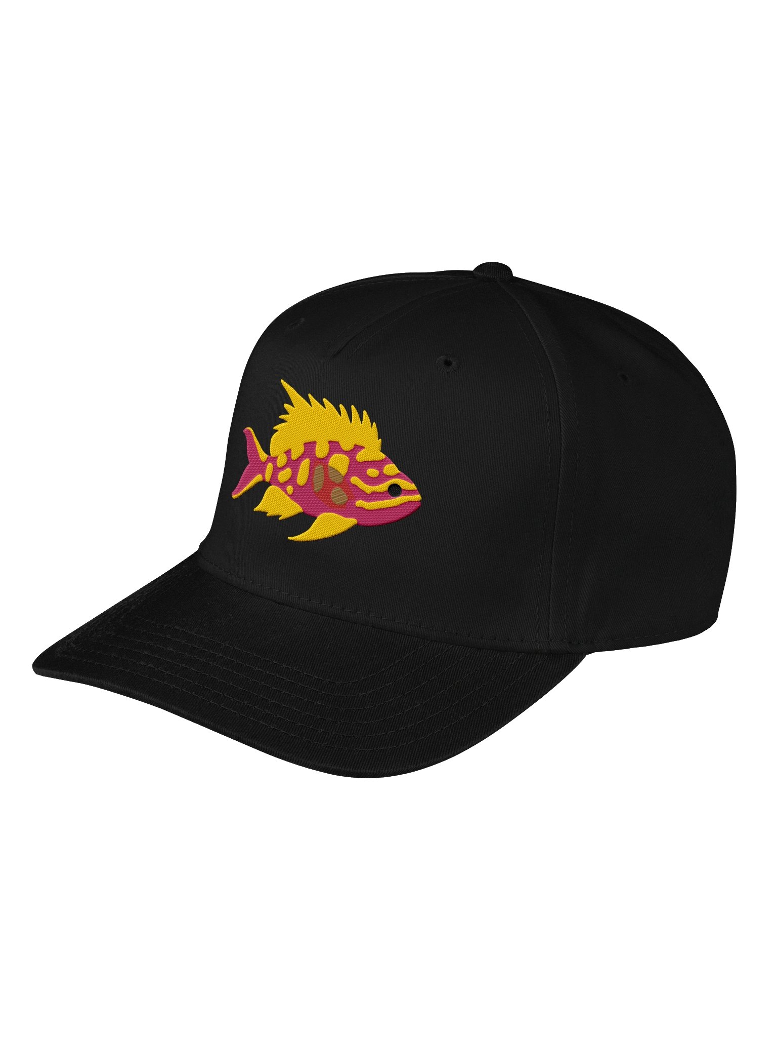 Borbonius Anthias Embroidered Mid-Profile Baseball Cap | Saltwater Reef Aquarium Fish Hat product image (5)