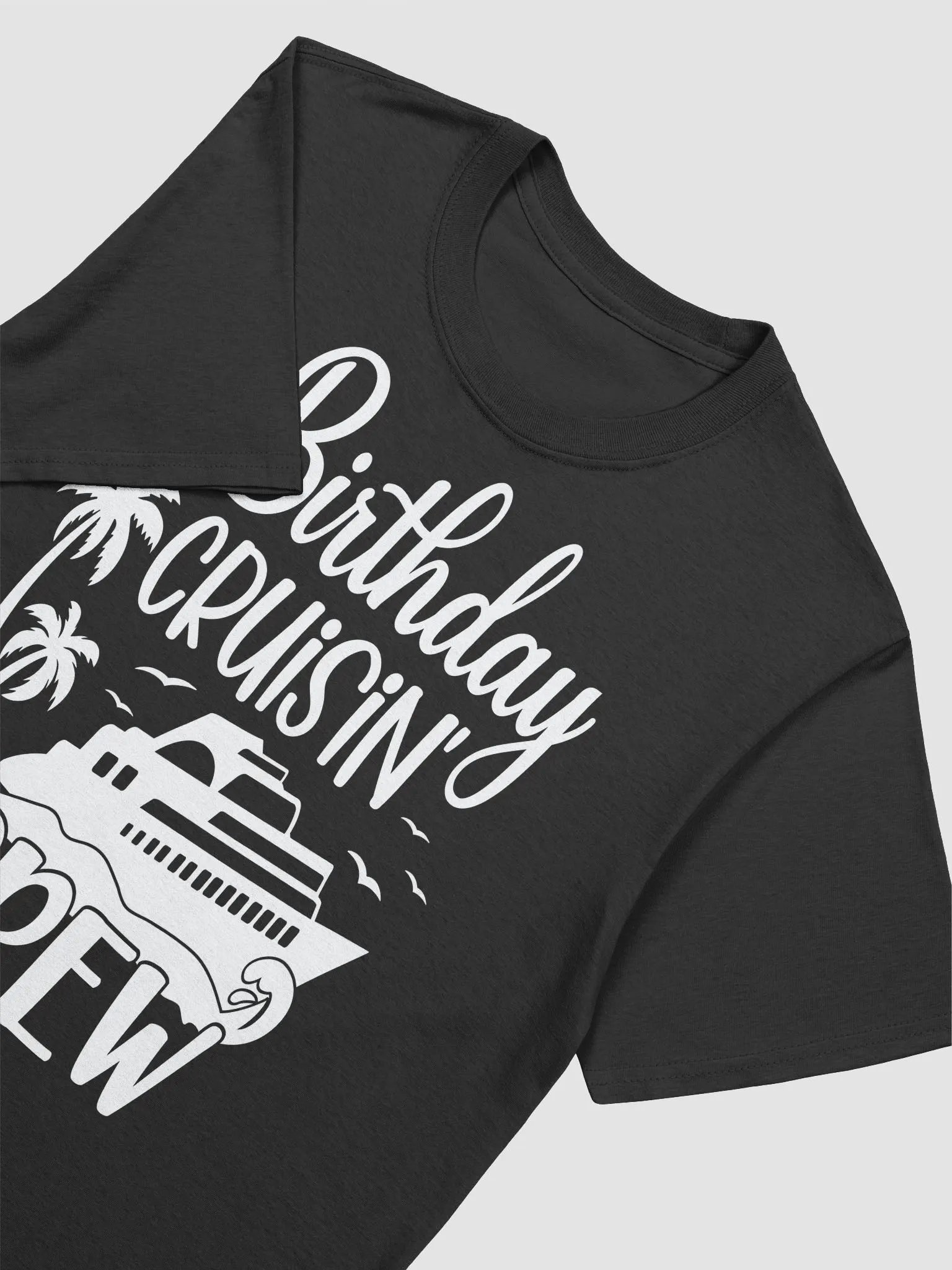Birthday Cruisin' Crew Unisex Softstyle T-Shirt Dark Colours product image (2)