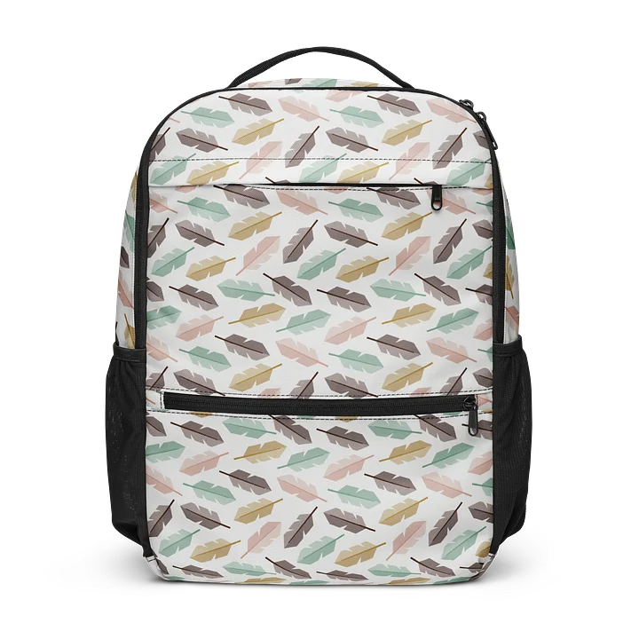 Mid-Century Modern Feathers Utility Backpack product image (1)