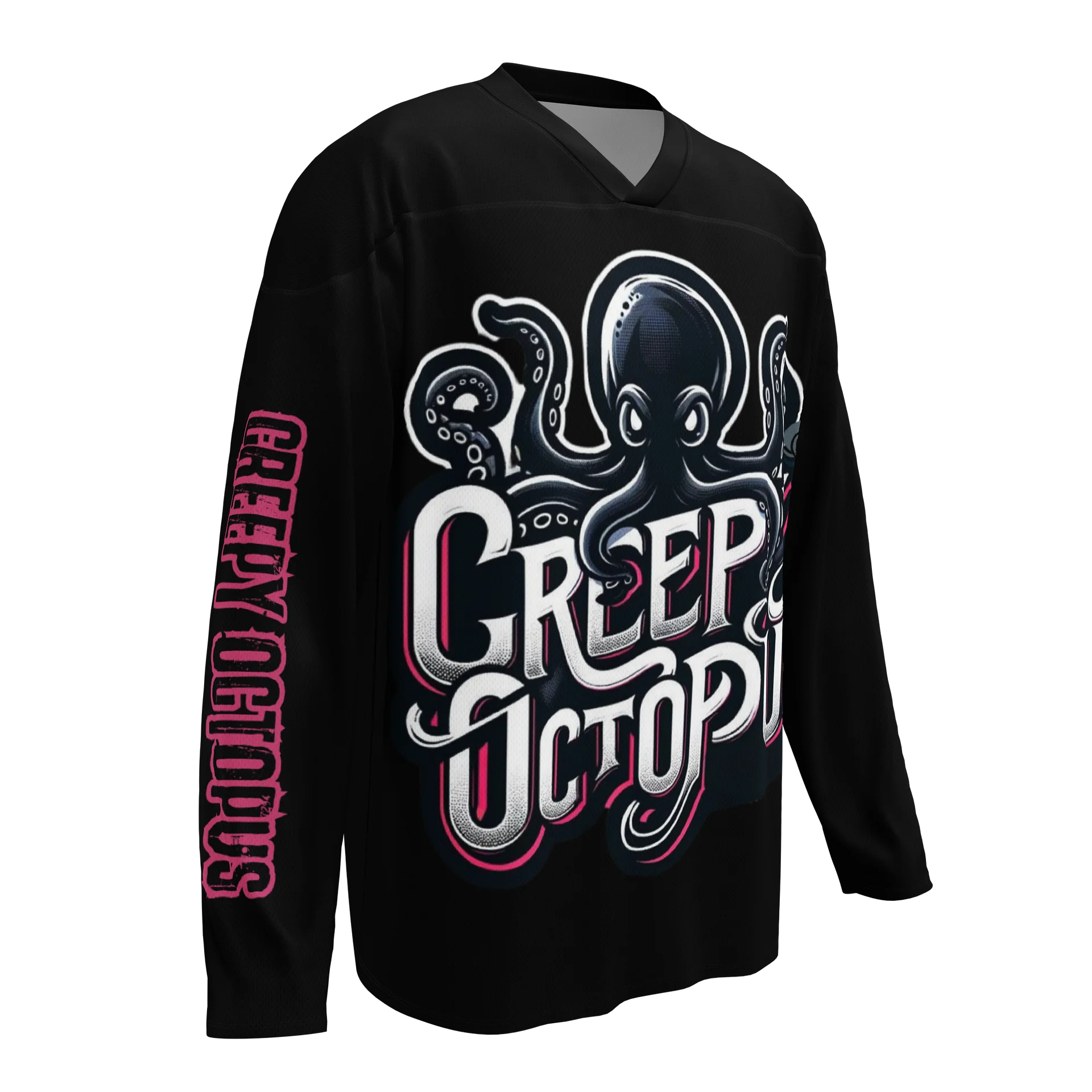 LIMITED EDITION - CNX Core All-over print Unisex Long Sleeve Tee — Creepy Octopus 001 product image (3)