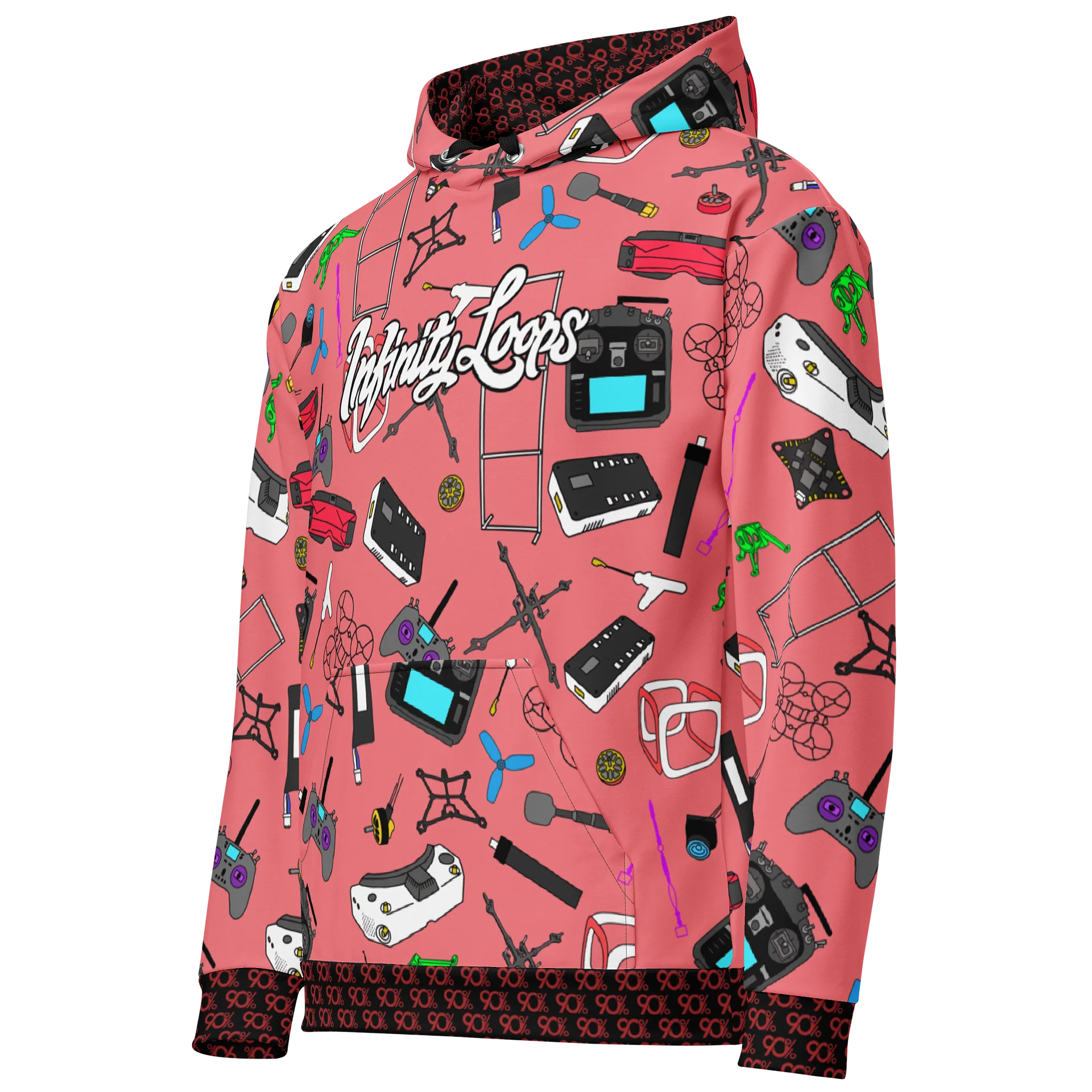 Pink Micro FPV Hoodie product image (2)