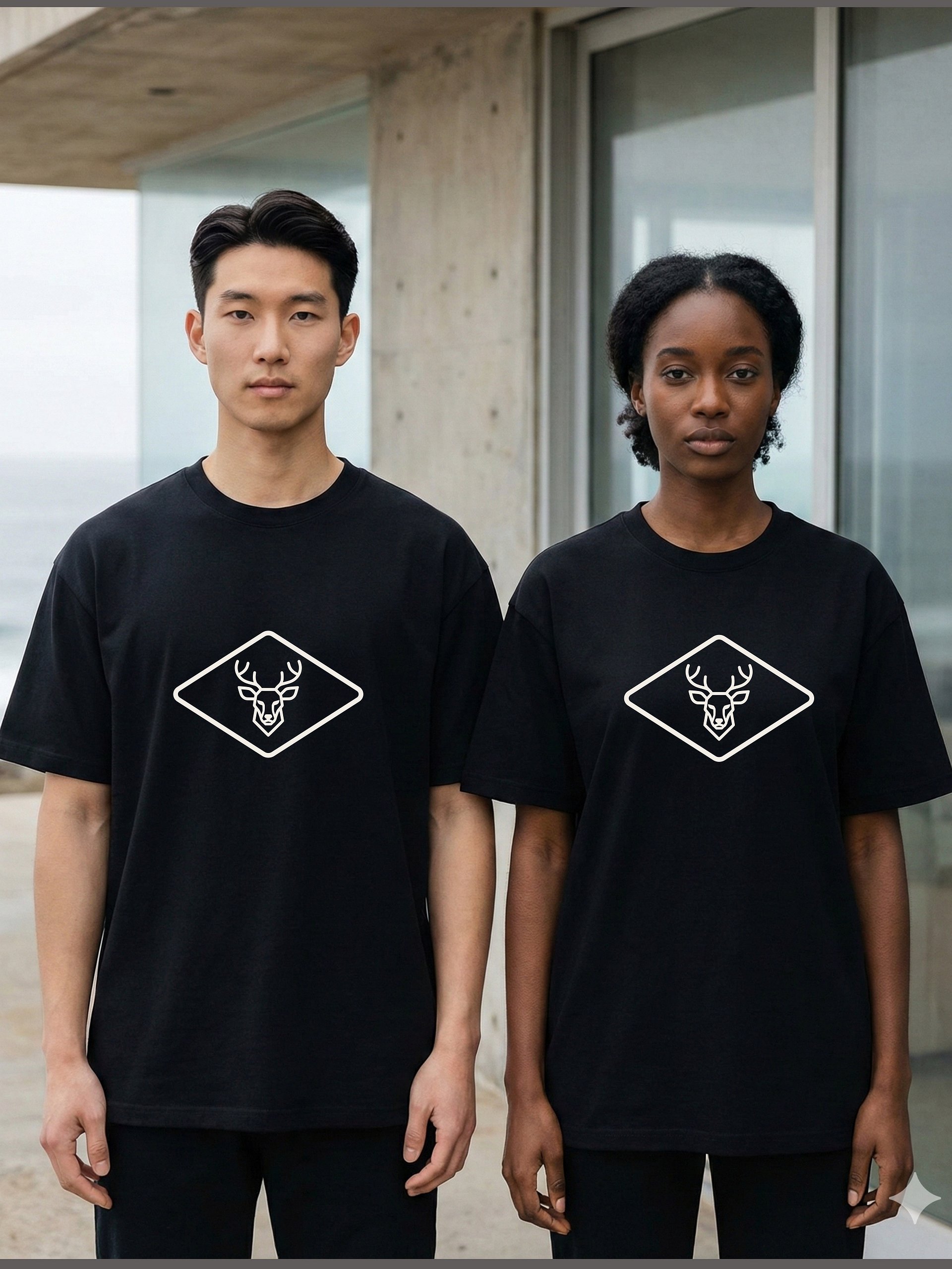 Deer Icon T-Shirt — Calm Strength Series product image (4)