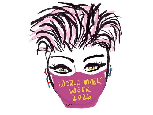 Free download in the shop! Feel free to download this graphic to use on #worldmaskweek or anytime, unlimited uses. Only at sa...