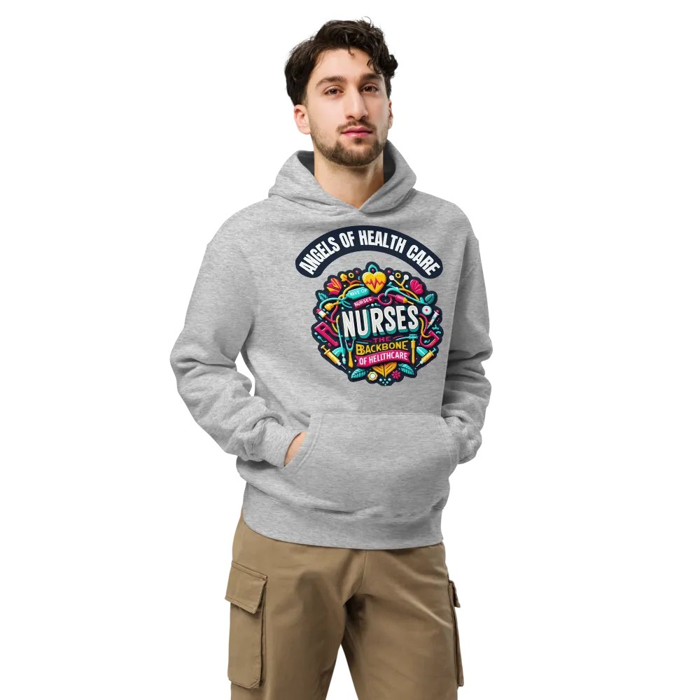Nurse Tribute Emblem Oversized Hoodie product image (17)