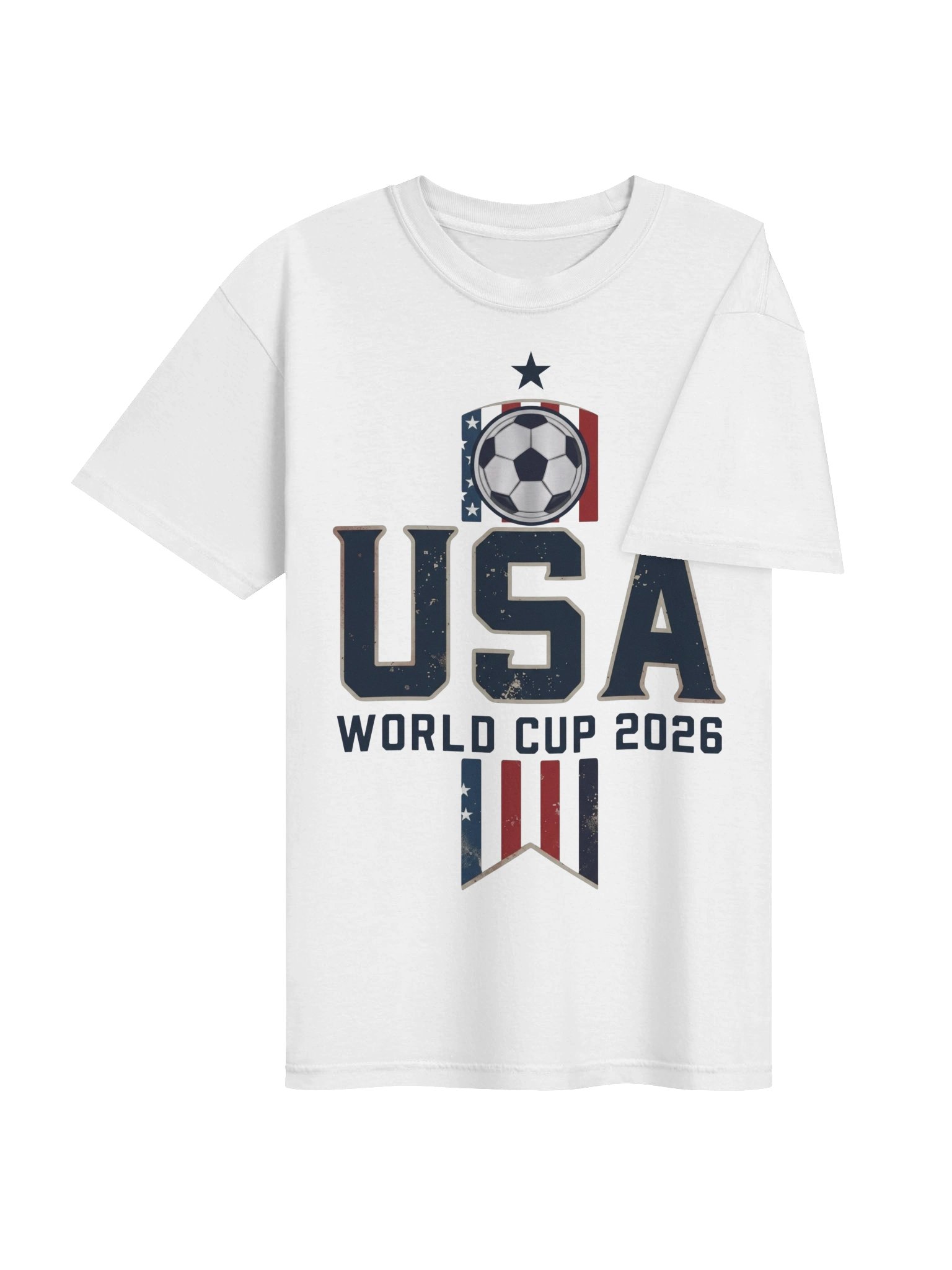 USA World Cup 2026 Vintage Patriotic Soccer Tee product image (4)