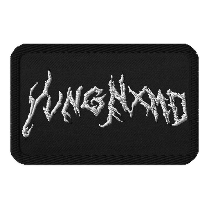 YvngNxmd White Script Logo Patch product image (1)