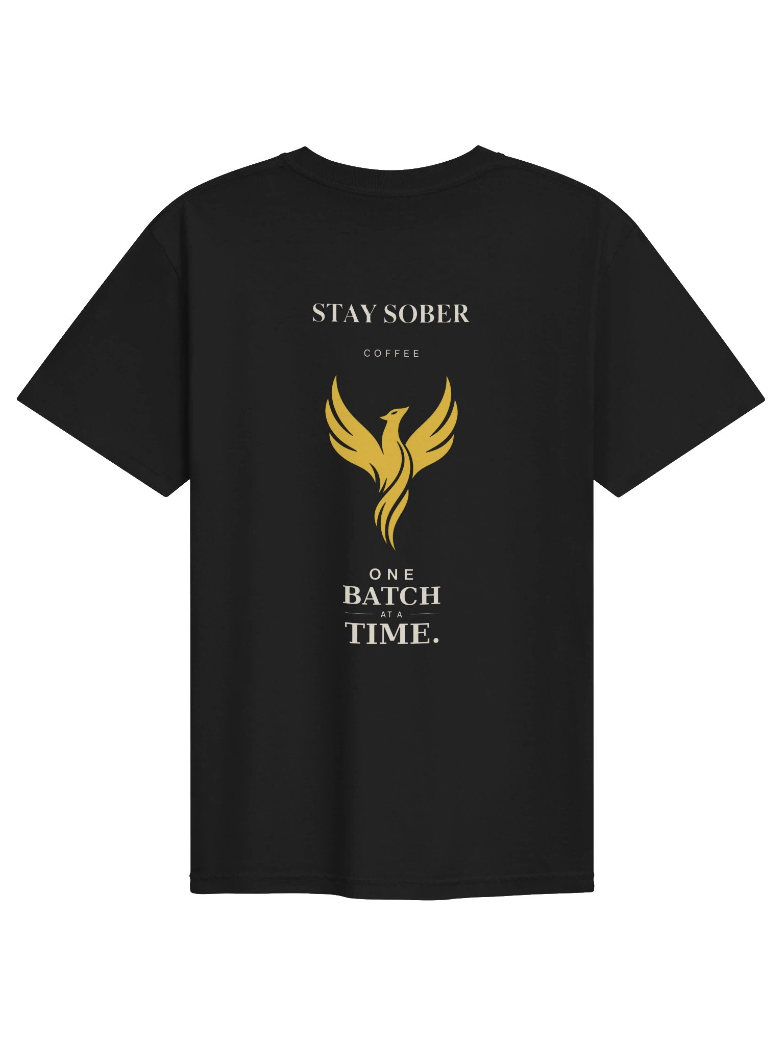 Stay Sober Coffee Phoenix Backprint Tee product image (3)