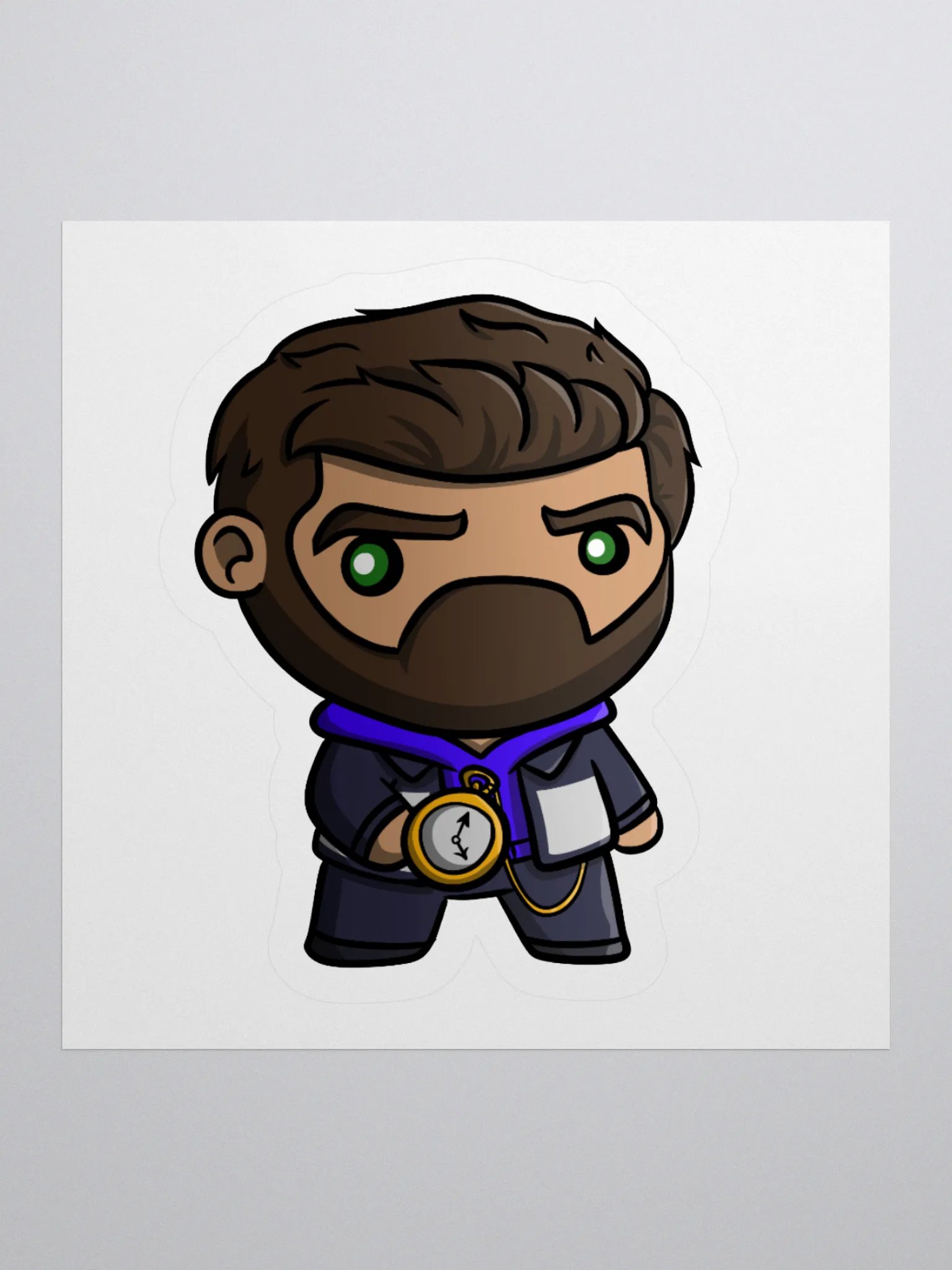 TJ Walker Chibi Sticker product image (1)