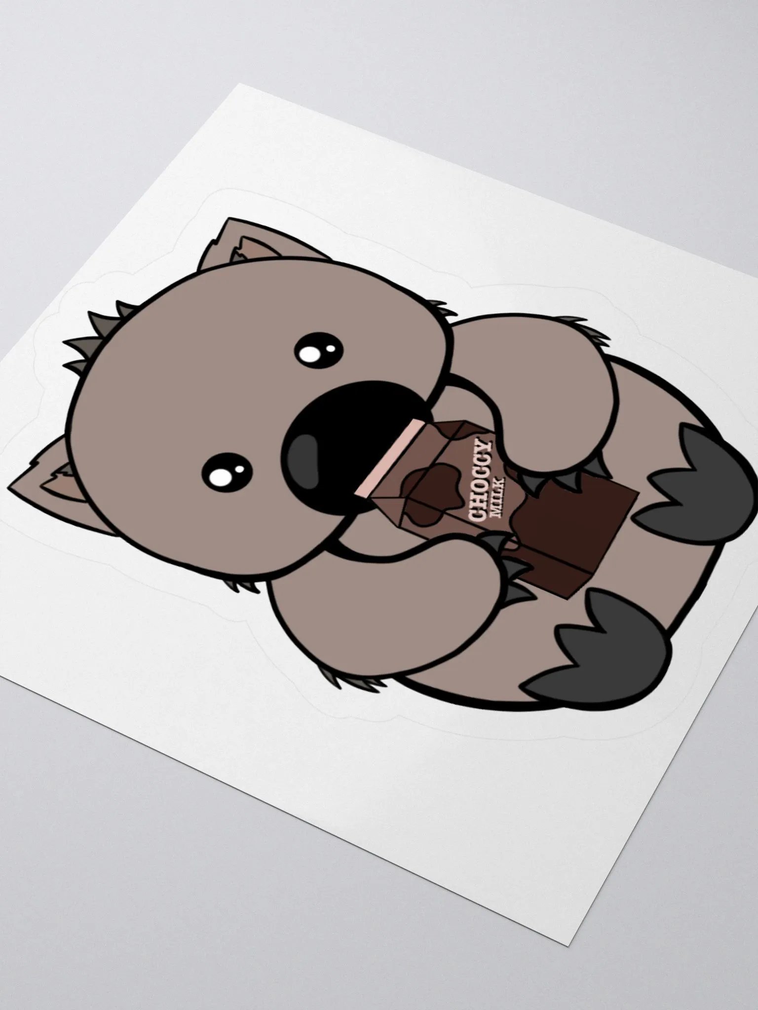Choccy Milk Wombat Sticker product image (3)