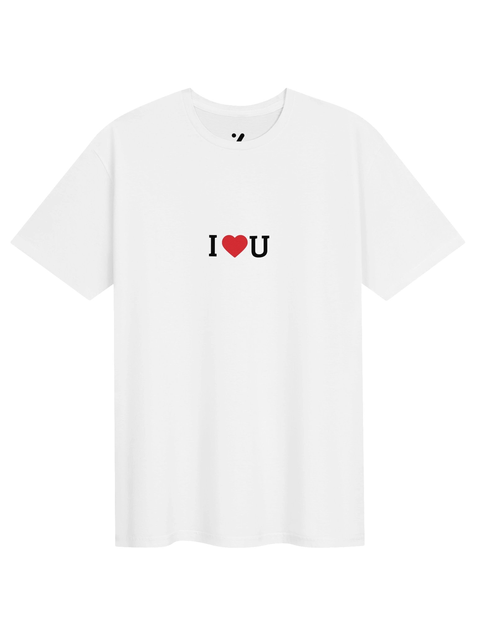 Tiny Heart Black Minimal Tee product image (1)