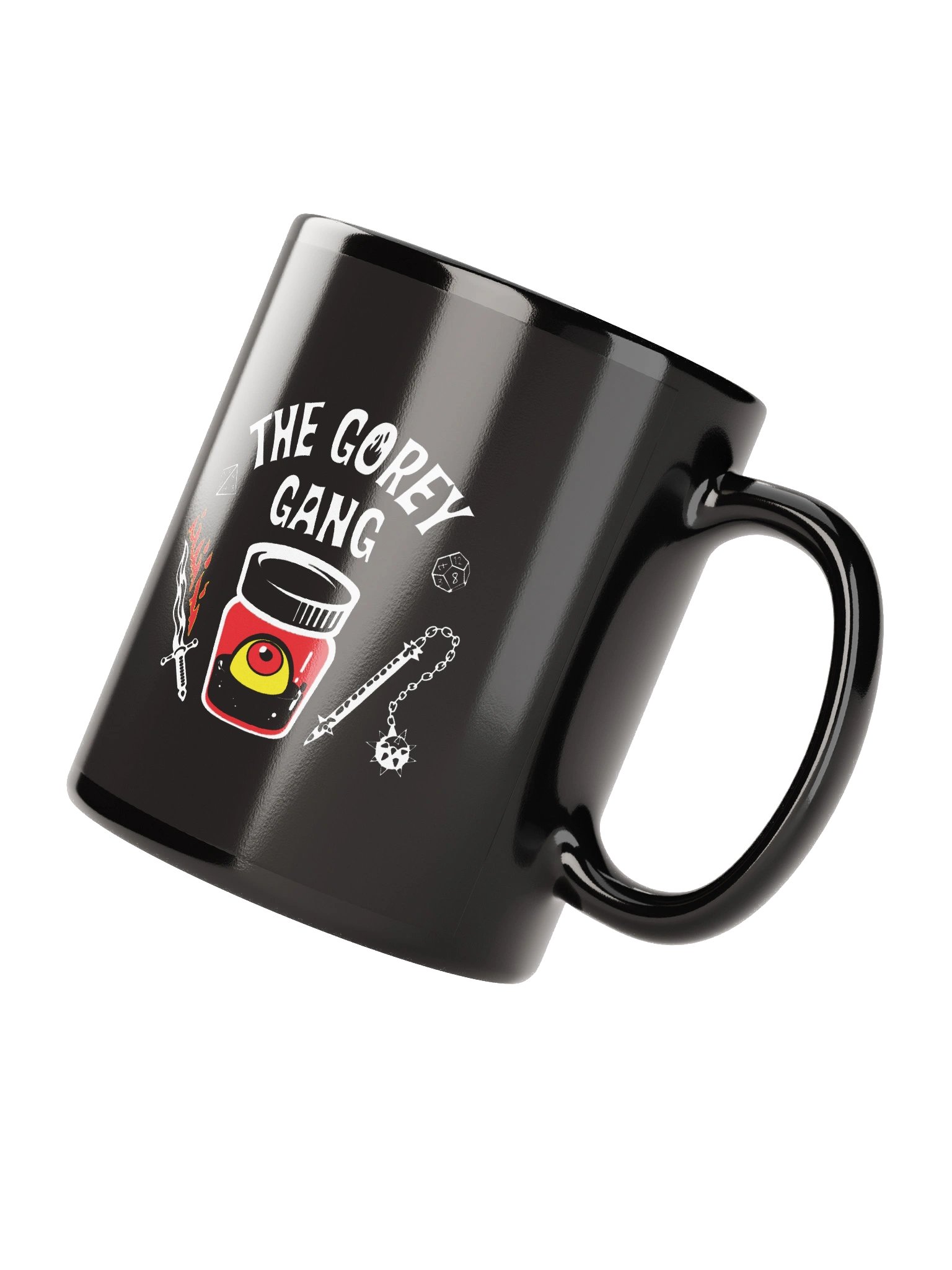 DnD Gang - Black Glossy Mug product image (7)