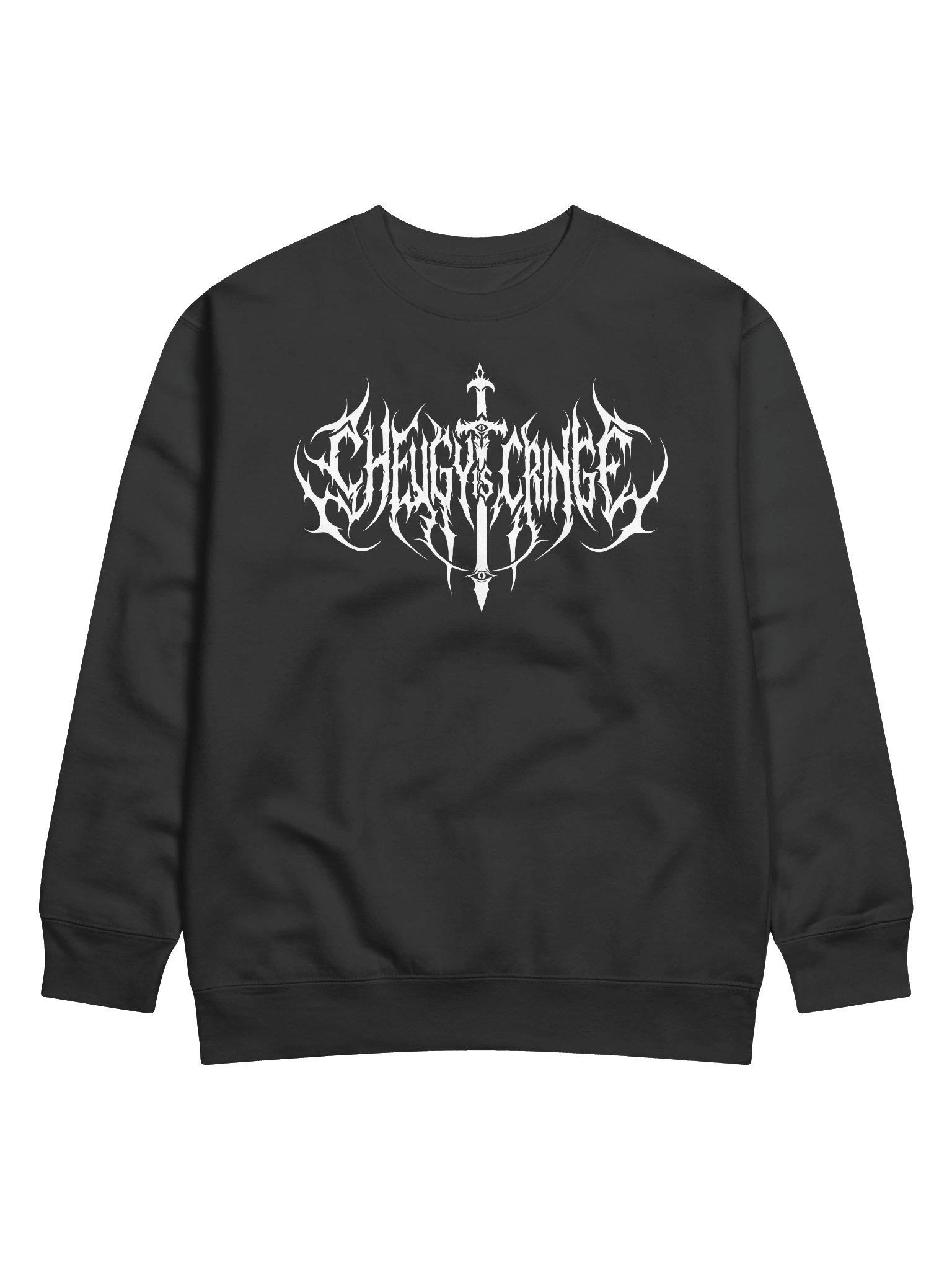 Cheugy is Cringe Sweatshirt (White) product image (1)