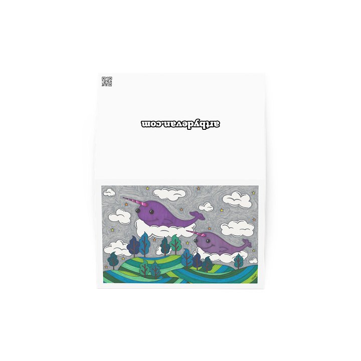 Art Card: Narwhals in the Sky product image (2)