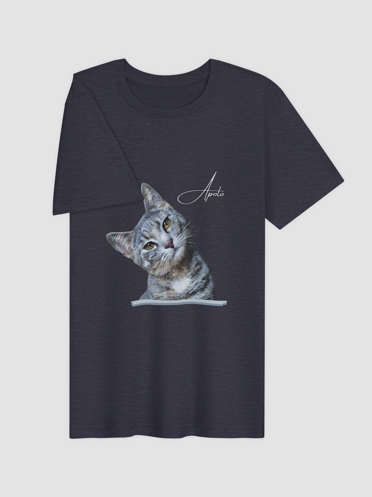 Custom Oil Painting Style Pet Portrait T-Shirt product image (6)