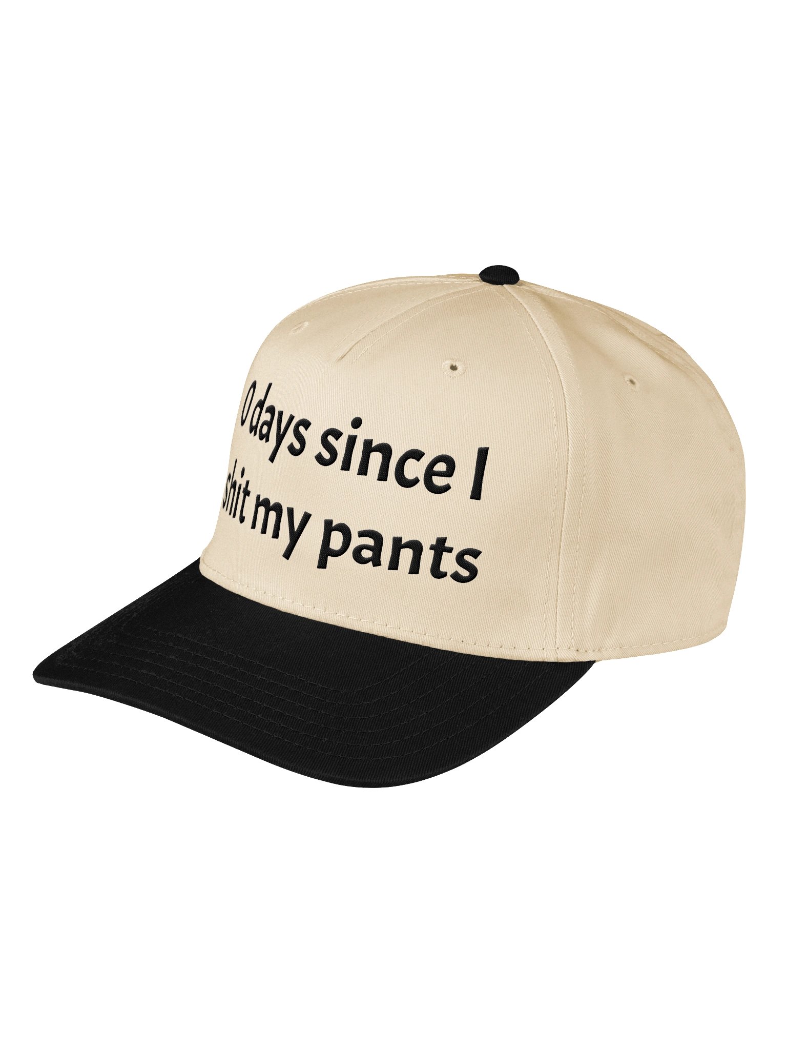 0 Days Since I Shit My Pants Embroidered Hat product image (1)