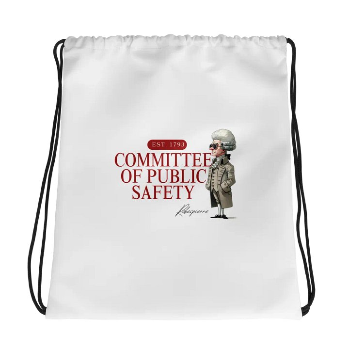 Maximilien Robespierre drawstring bag product image (1)