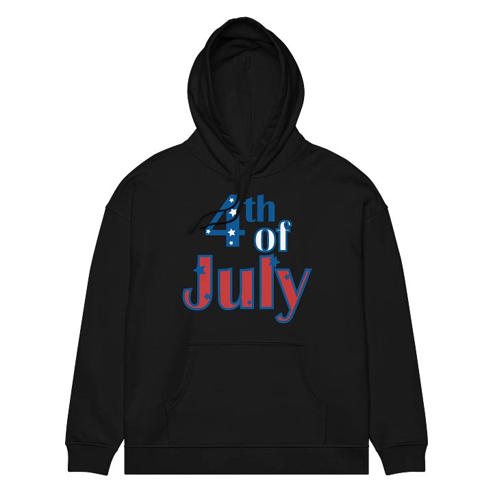 Star-Spangled 4th of July Organic Hoodie product image (5)