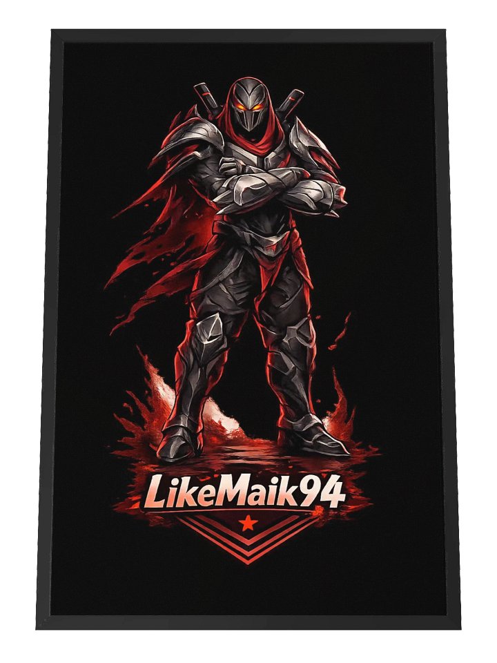 LikeMaik94 Poster mit Rahmen product image (1)