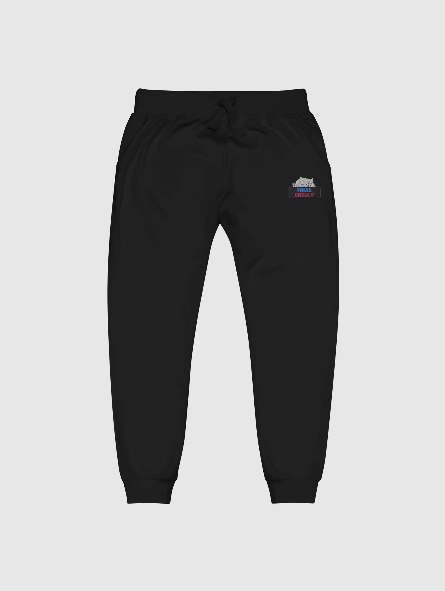 Click Clack Bongo Cat Unisex Fleece Sweatpants product image (1)