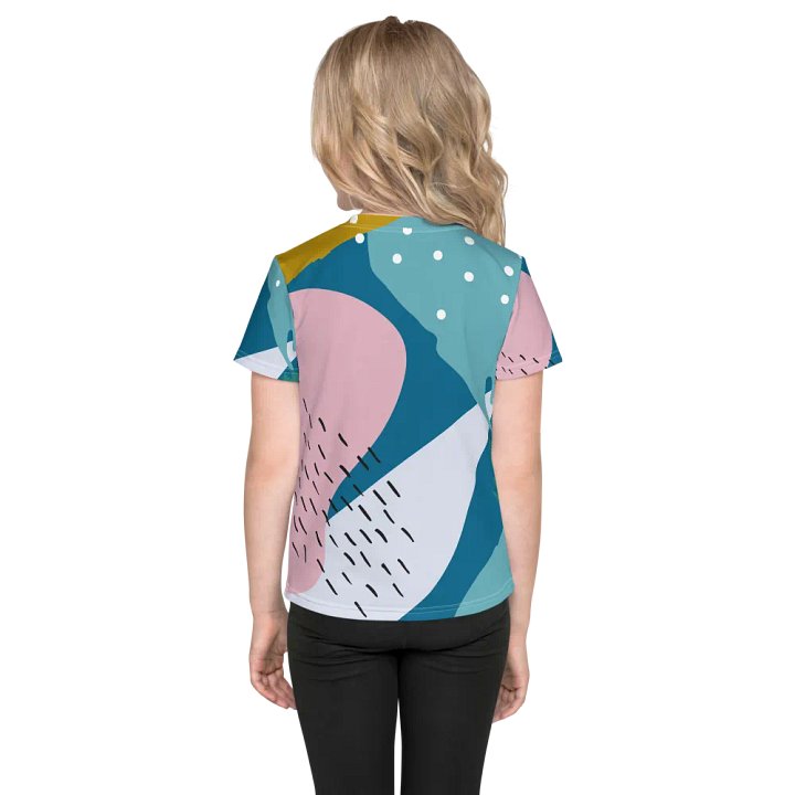 All-Over Print Kids Crew Neck T-Shirt product image (2)