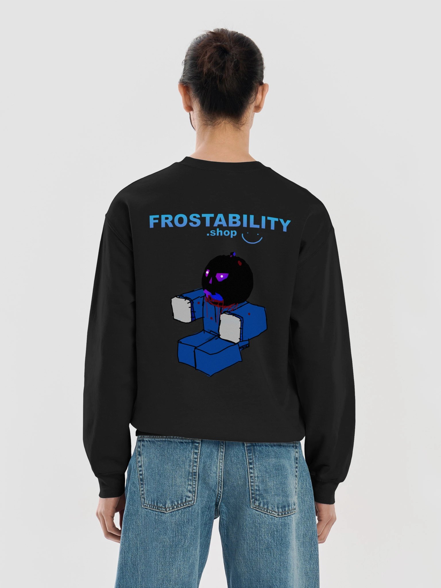Frostability Bleeding Pumpkin Halloween Crewneck product image (6)