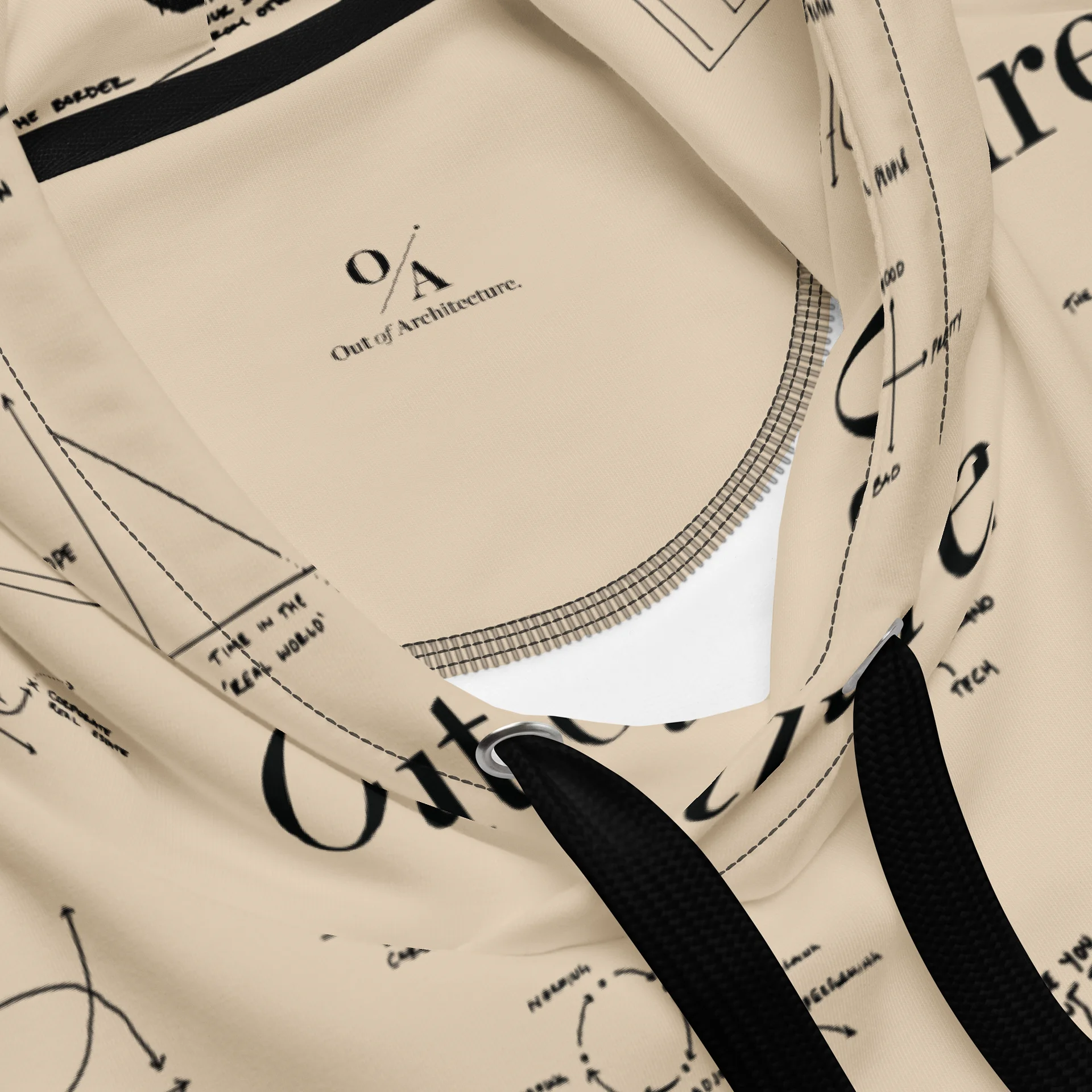 Doodle Hoodie - Cream product image (4)