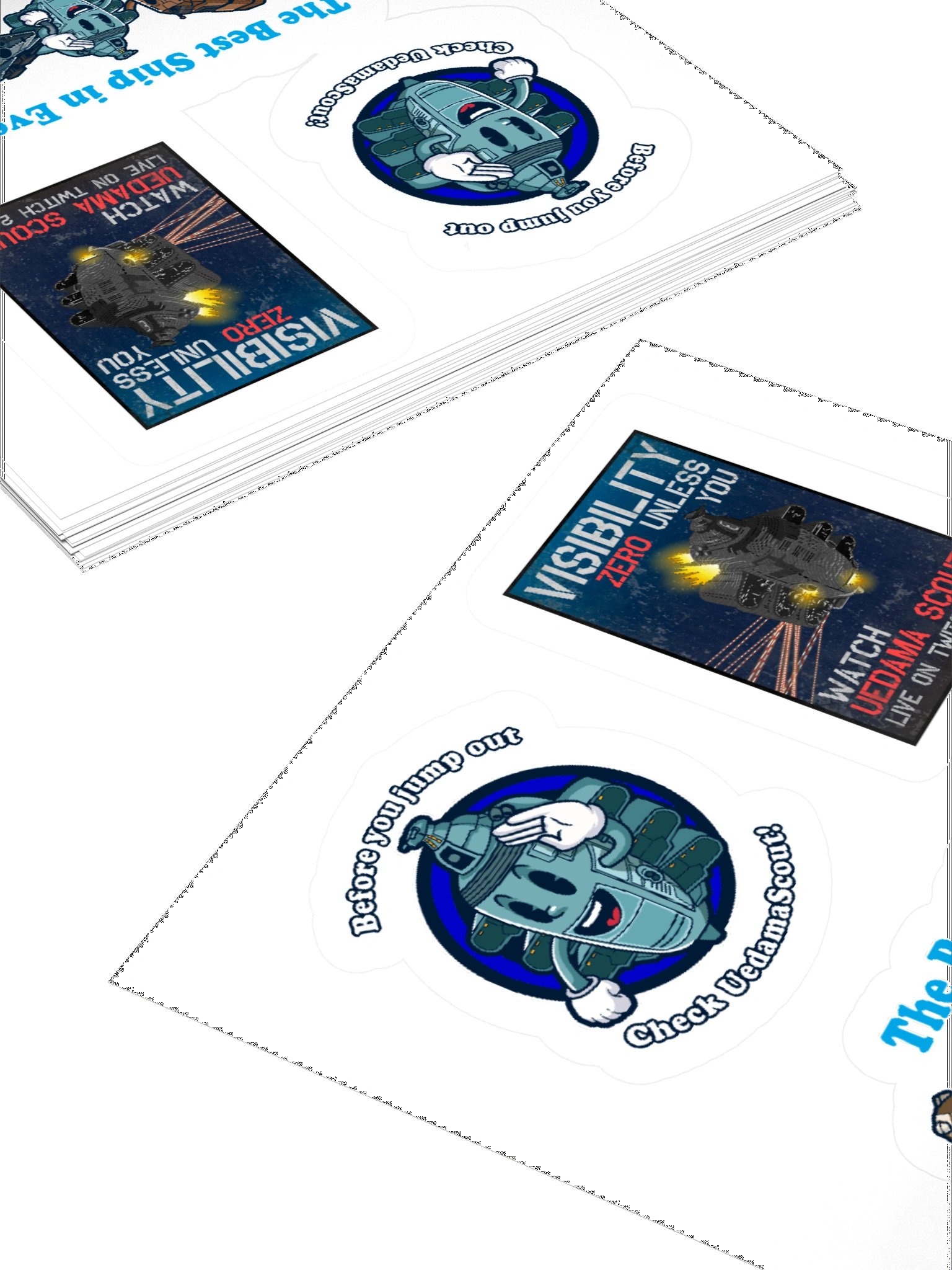 UedamaScout Sticker Pack product image (7)
