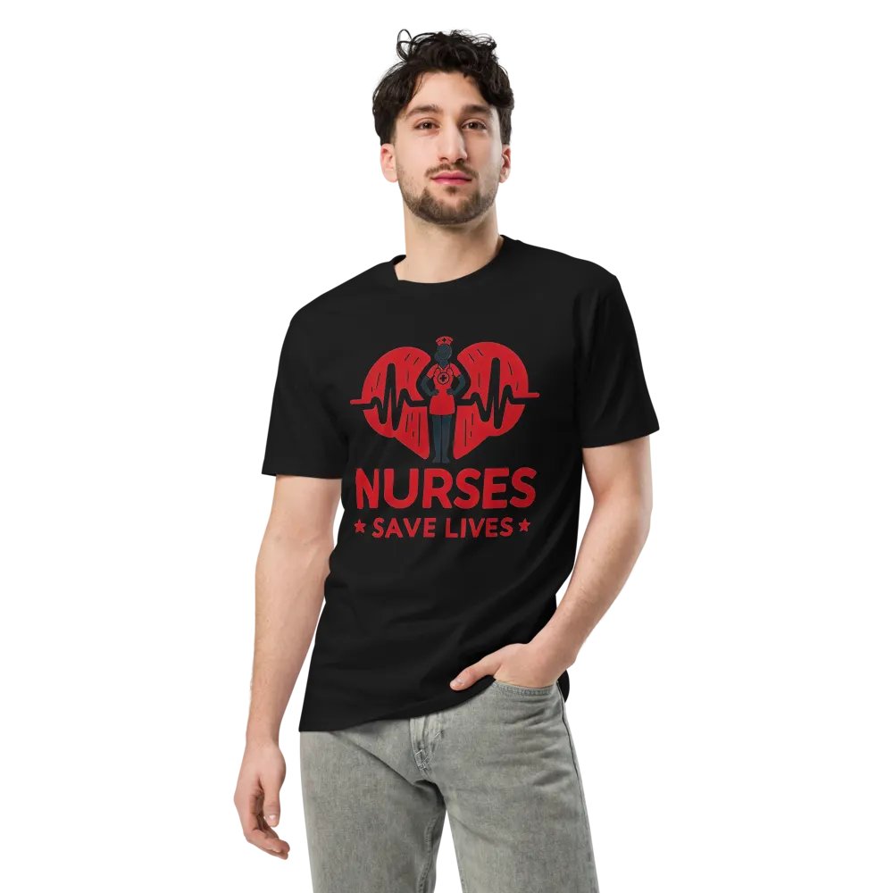 Heartbeat Hero Nurse T-Shirt product image (5)