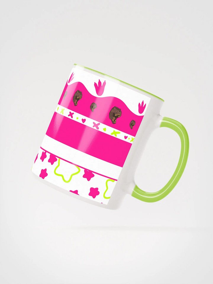 Vibrant T-rex Ah Bracemas Ceramic Mug product image (2)
