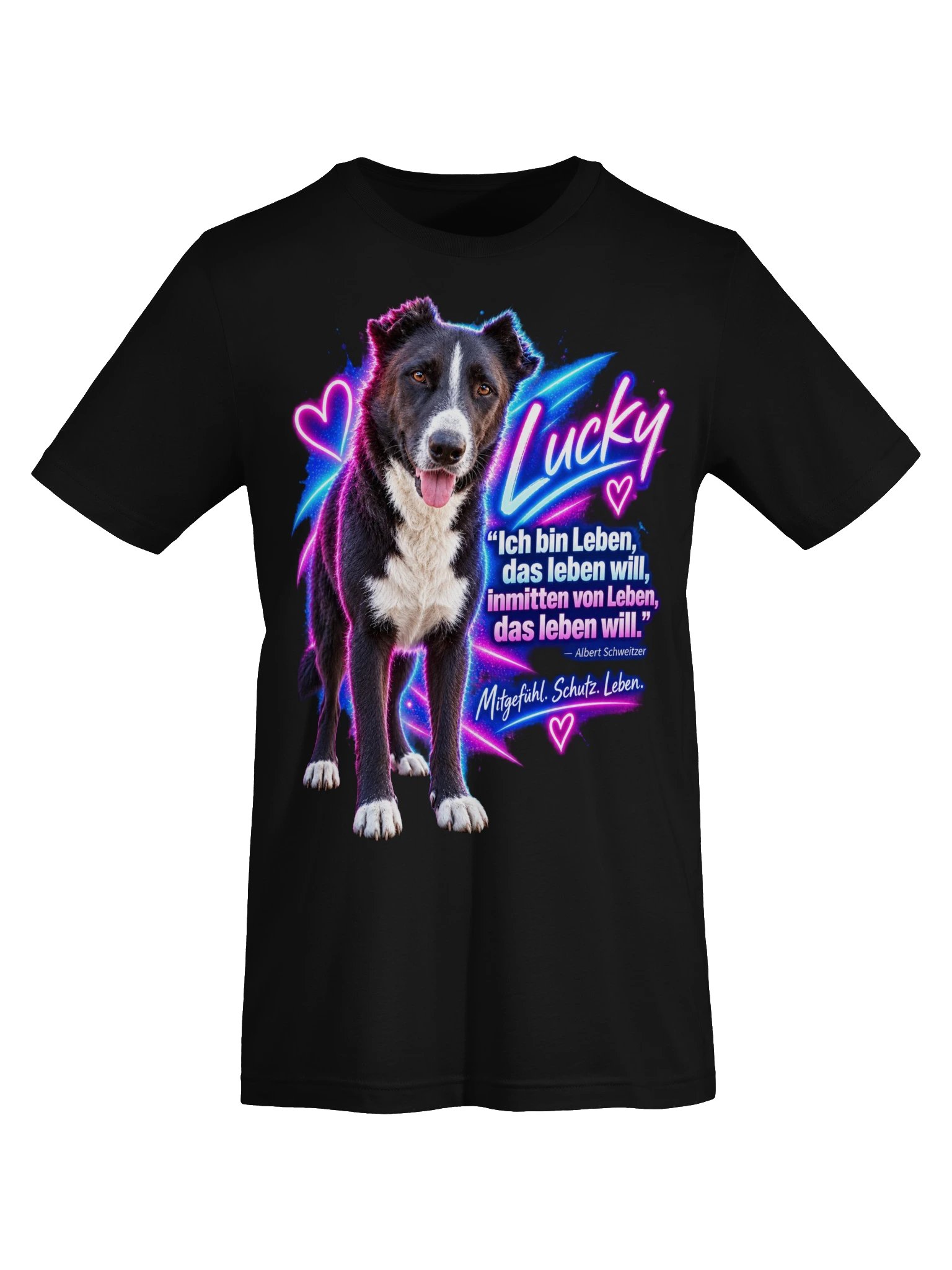 Lucky – Mitgefühl. Schutz. Leben. T-Shirt product image (17)