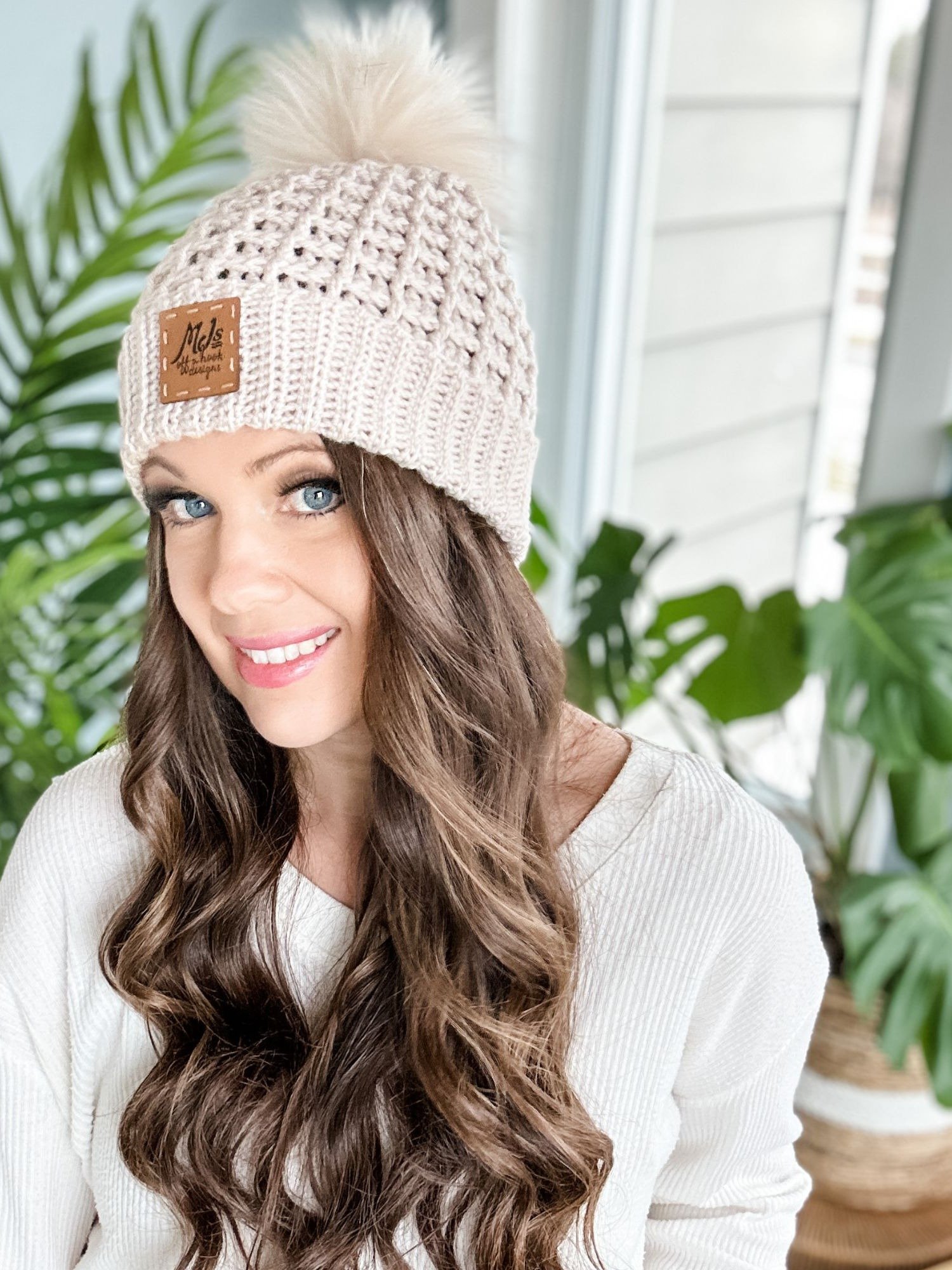 Waffle Stitch Hat Crochet Pattern product image (4)
