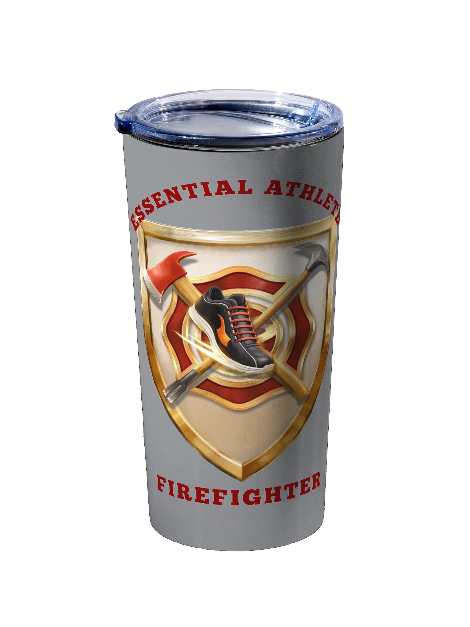 Shield Series: Firefighter Edition (Silver) Tumbler product image (2)