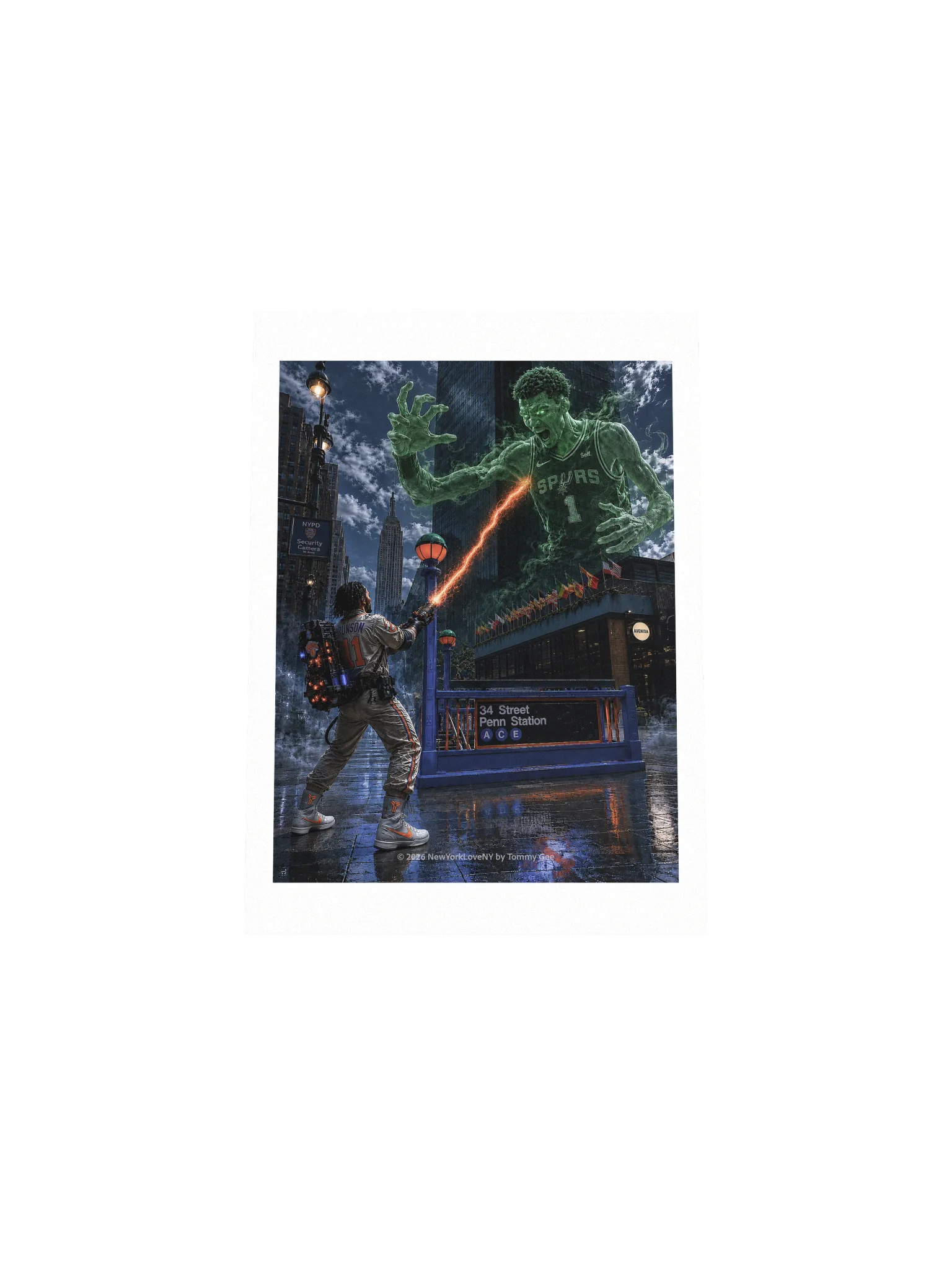 BRUNSON VS ALIEN POSTER product image (10)