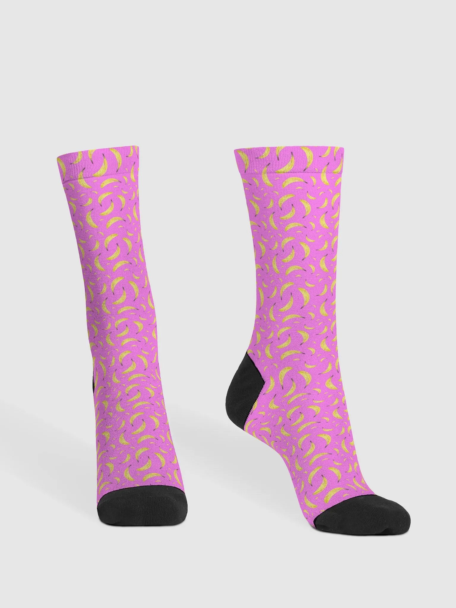 Banana pattern eco socks product image (1)