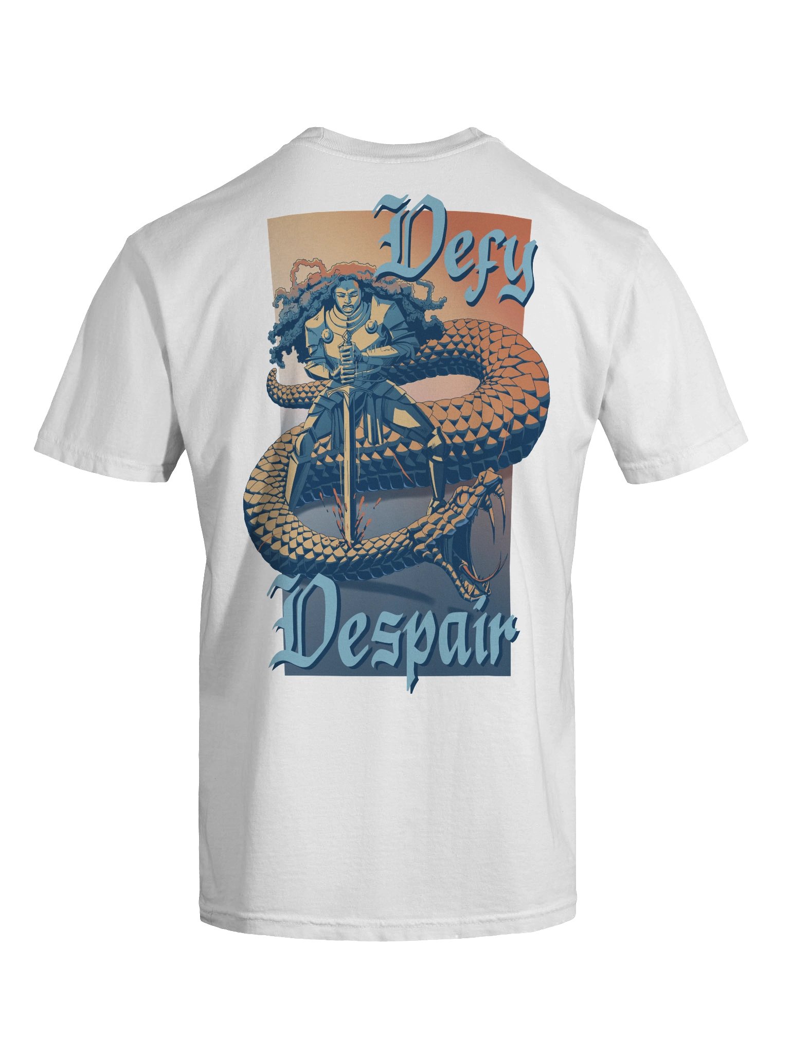 DEFY DESPAIR Eclogue Press white tee product image (39)
