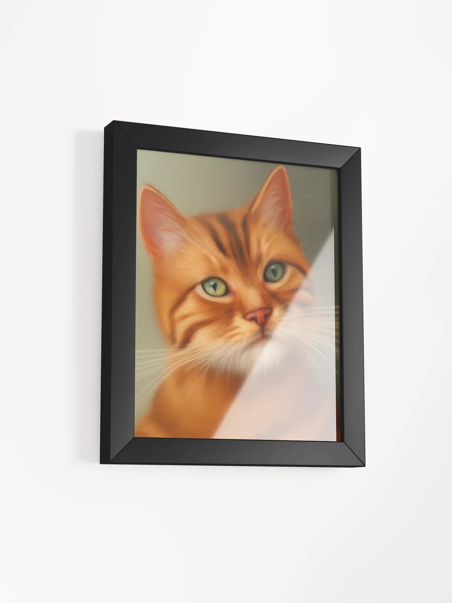 Cat Portrait Framed Matte Poster product image (34)