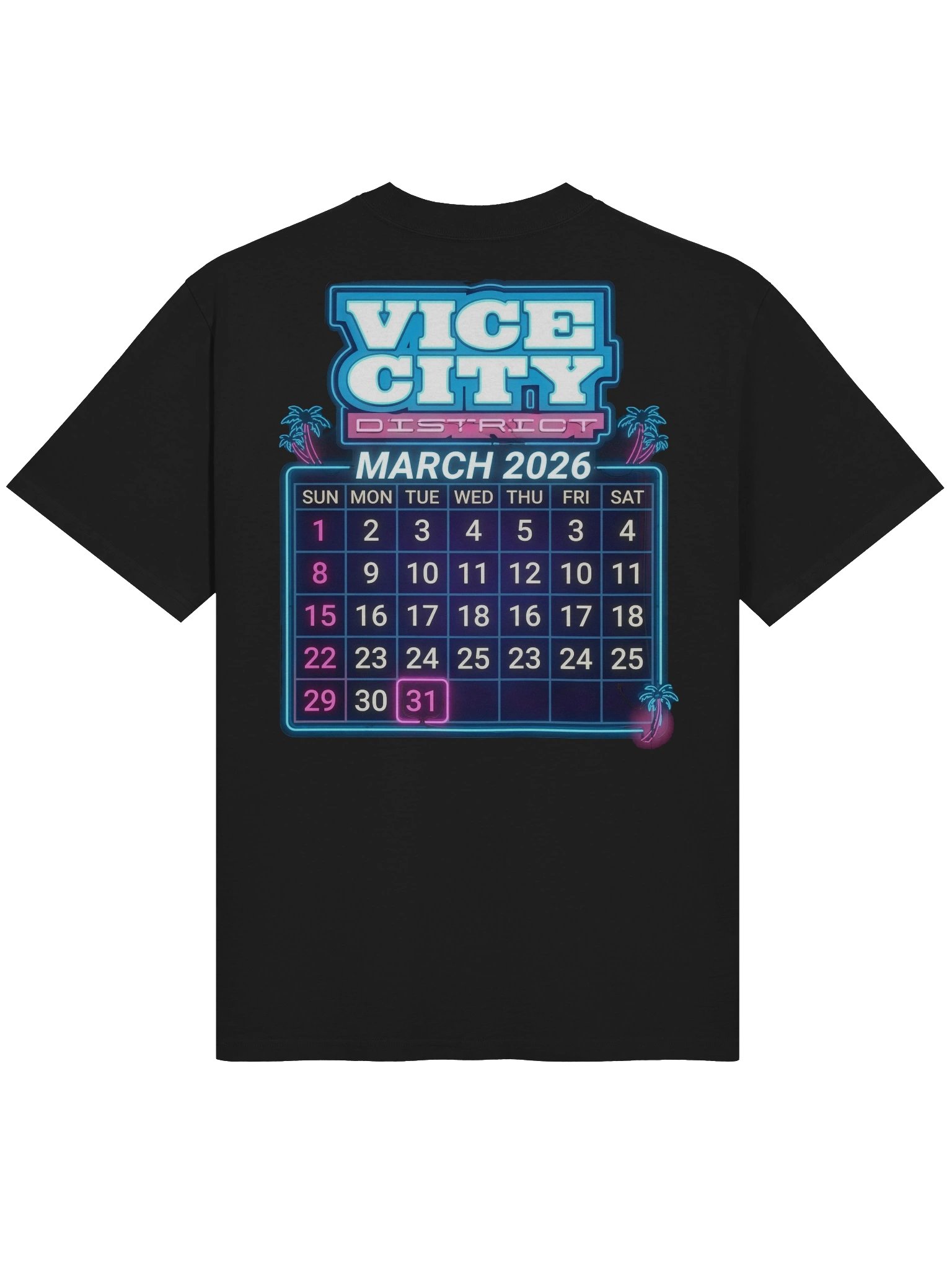 Vice City District March Tee product image (4)