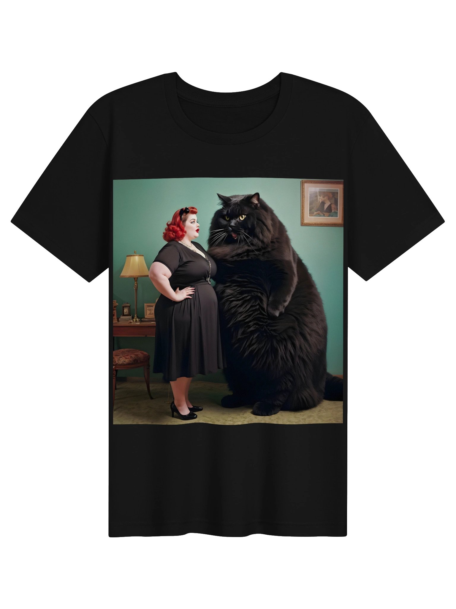Black Puss | Bella+Canvas Unisex Supersoft T-Shirt product image (101)