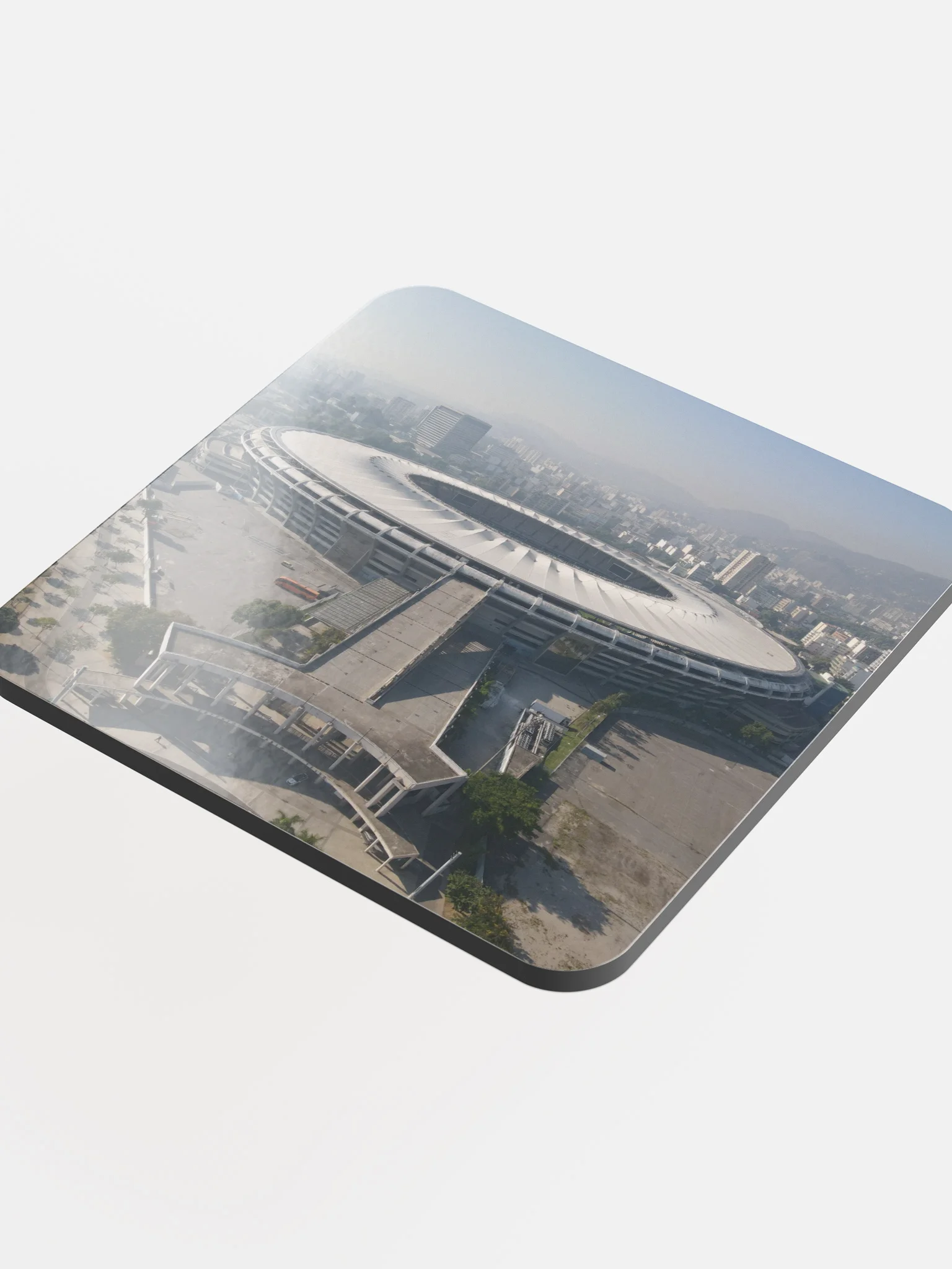 Maracanã – Glossy Cork Coaster /Porta-Copo de Cortiça (EN/BR) product image (4)