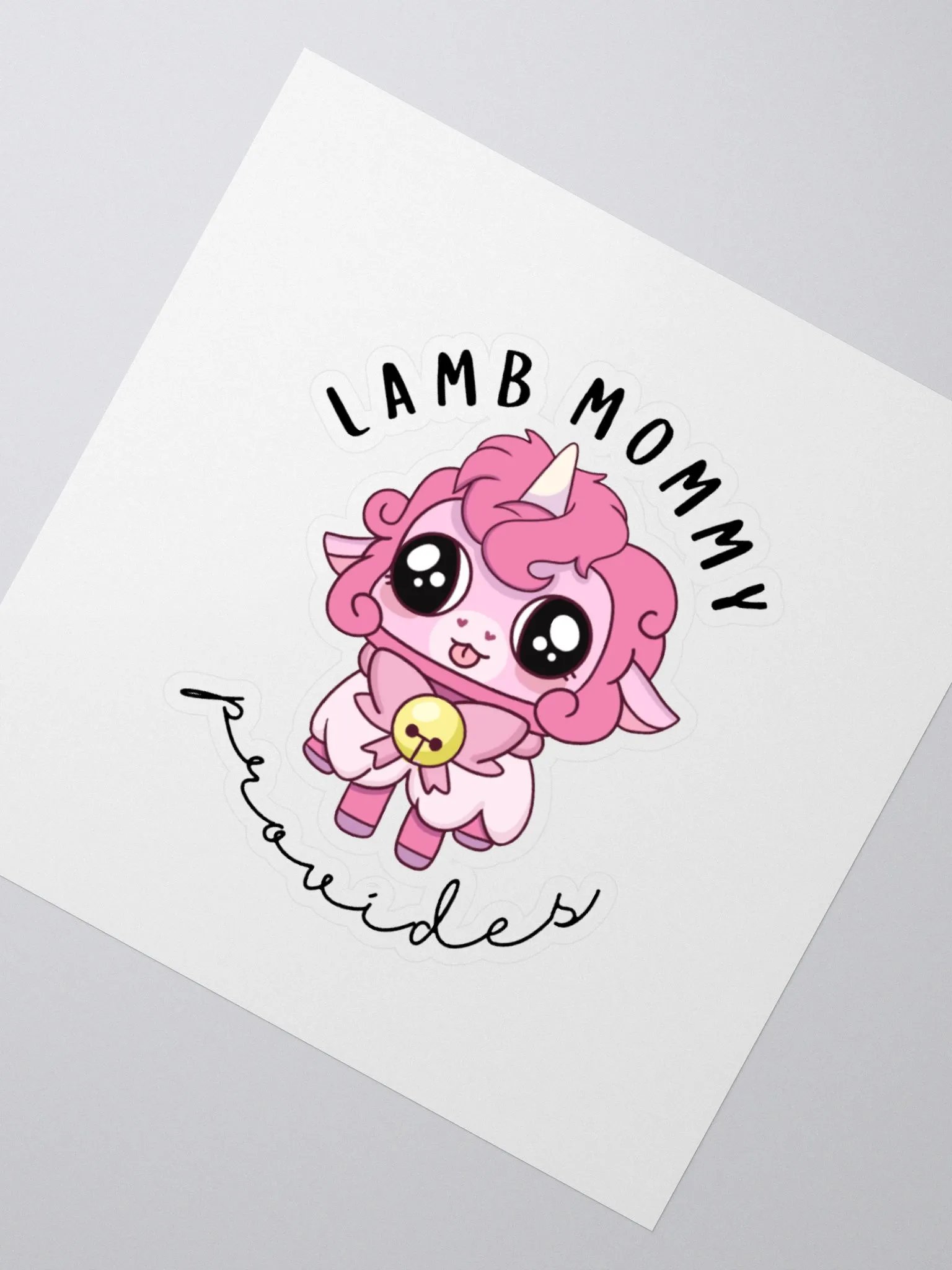 Lamb Mommy Provides Sticker product image (5)