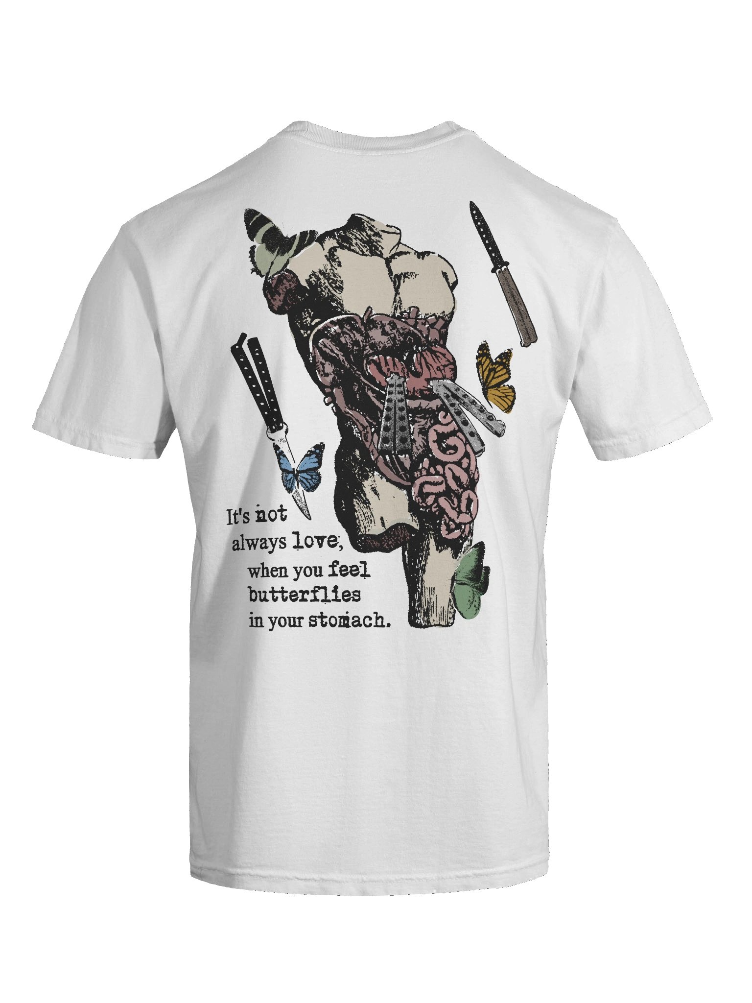 BUTTERFLIES COLORED T-SHIRT product image (9)