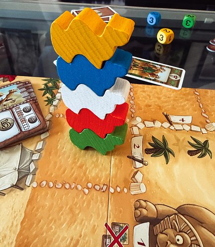 Played Camel Up for the first time in ages!