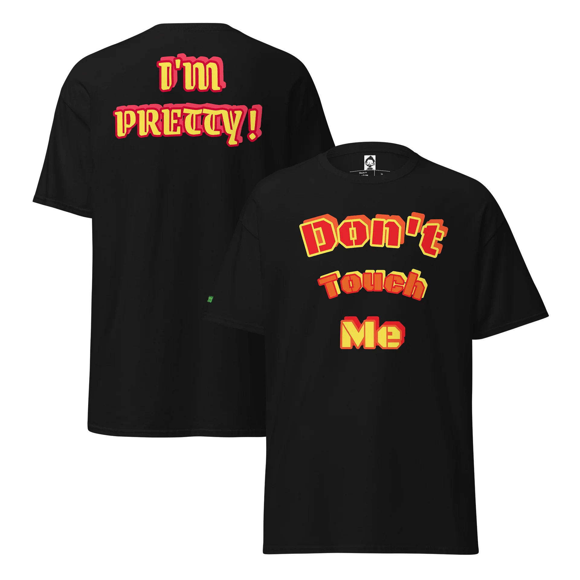 Vibrant 'Don't Touch Me' Tee product image (4)