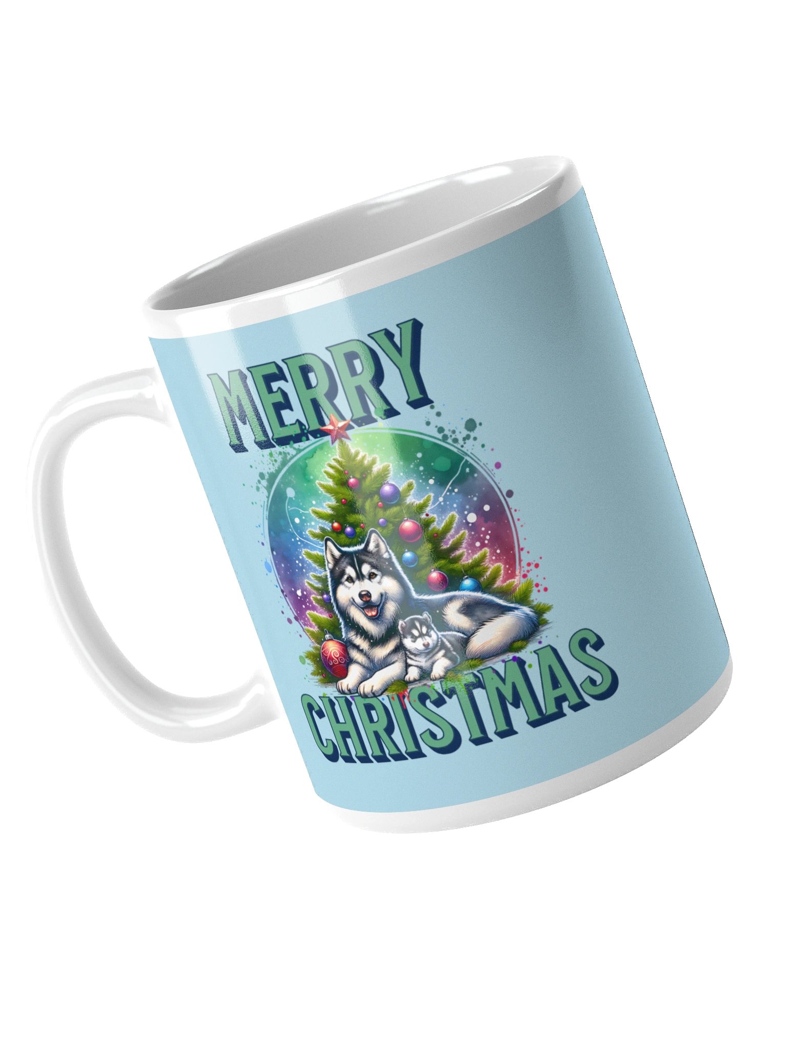 HUSKY CUDDLES MERRY CHRISTMAS 1 product image (7)