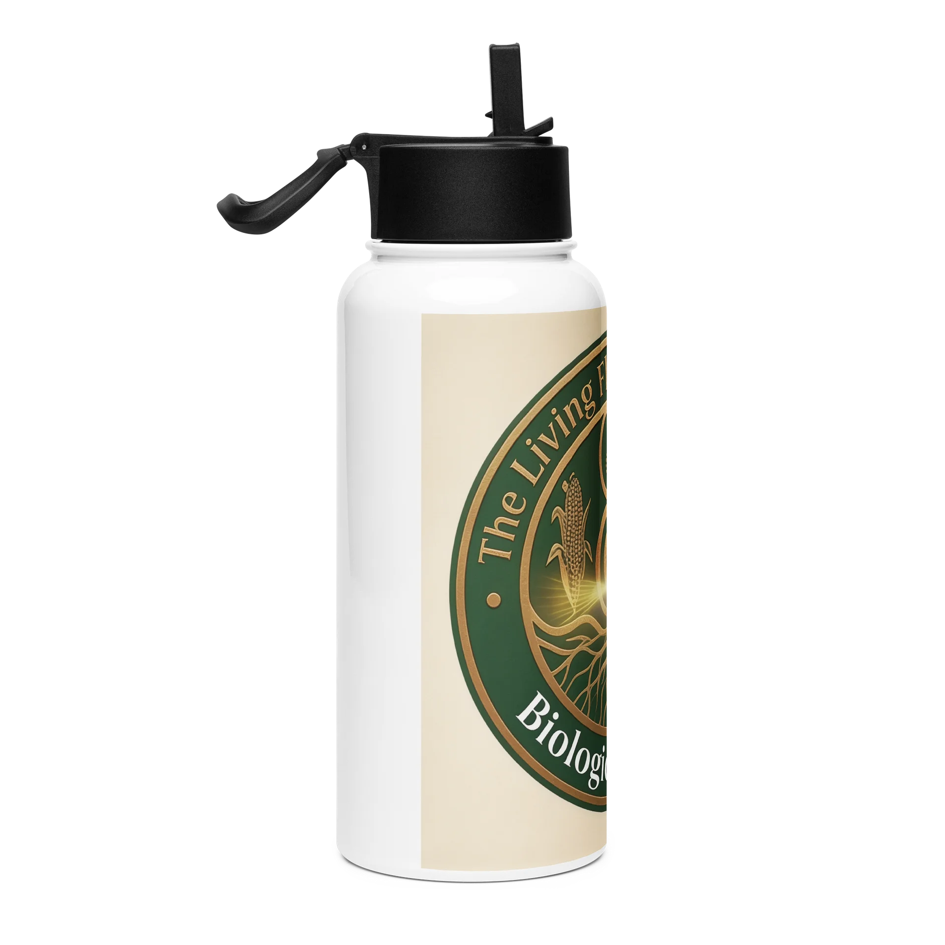 The Living Flow Apothecary Botanical Emblem Water Bottle product image (4)