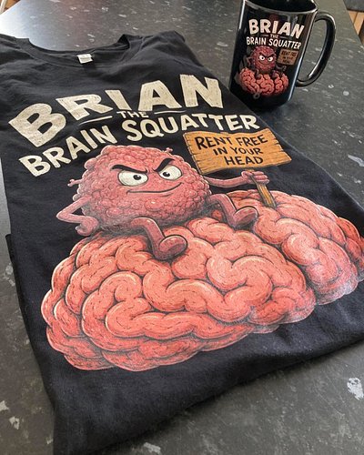 So… turns out I’ve acquired an unwanted house guest 🧠😅

Meet Brian the Brain Squatter.

Didn’t ask him to move in.
He doesn’t...