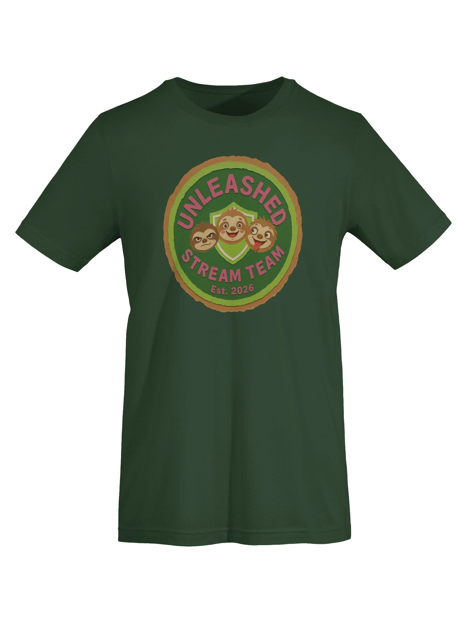 Unleashed Stream Team Tshirt Front product image (62)