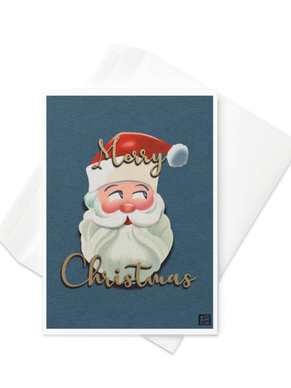 Santa Merry Christmas (blue) product image (1)