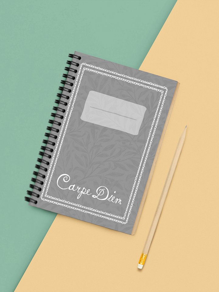 Carpe Diem Notebook Grey product image (1)